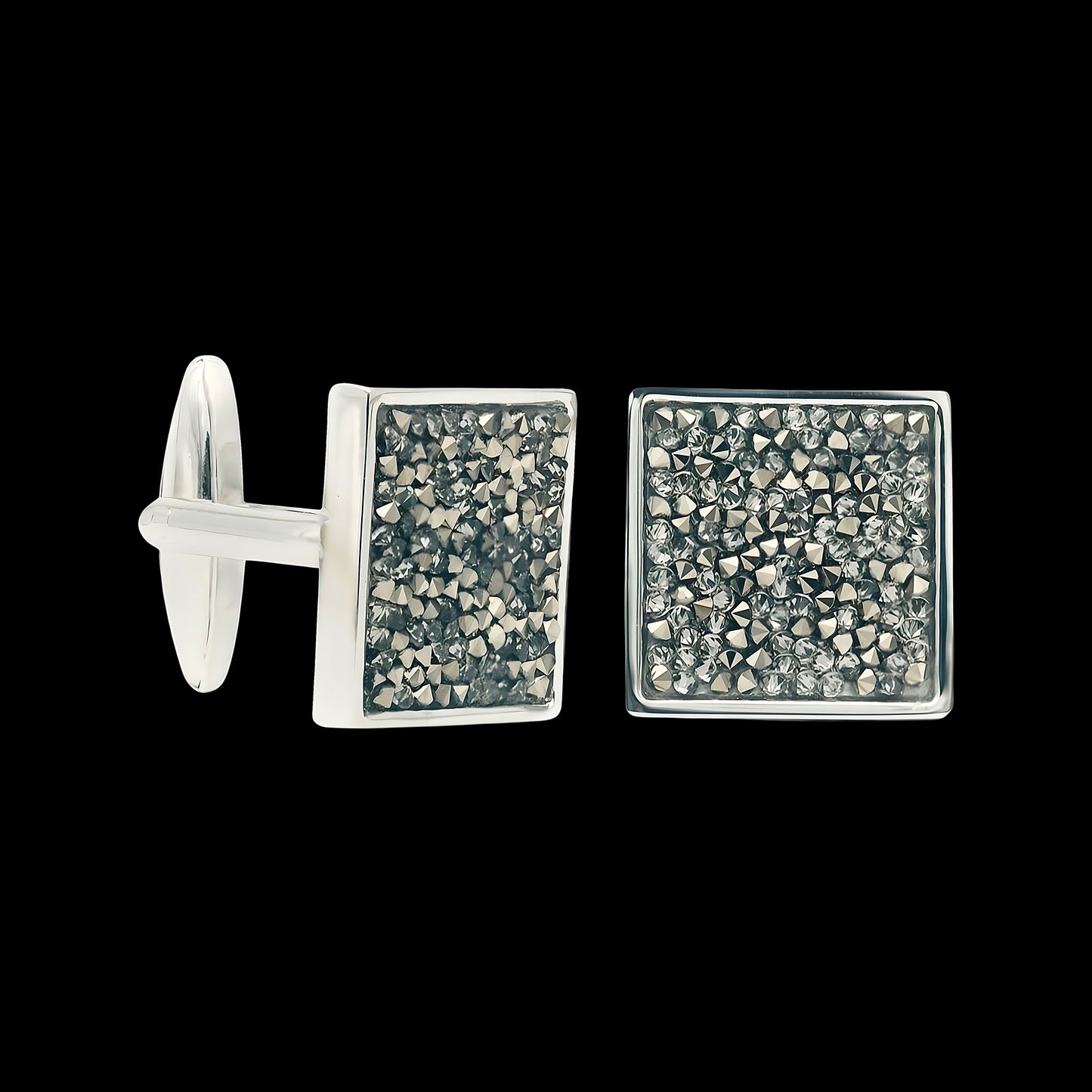 Light Golde & Chrome Crystal-Dust