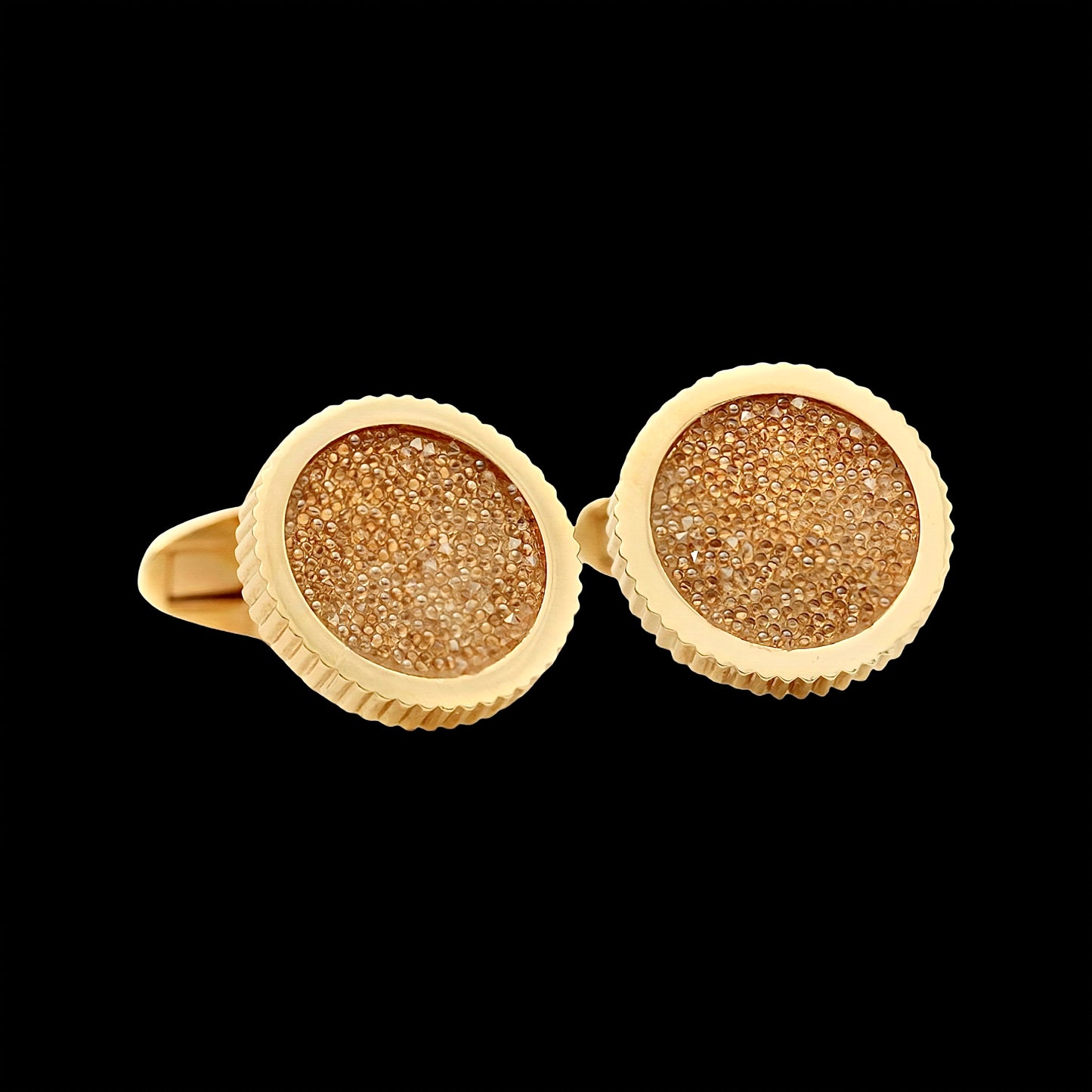 Golden Shadow Crystal Fabric