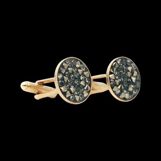 Light Gold & Chrome Crystal-Dust