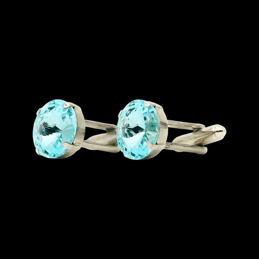 Light Blue Rivoli Crystal