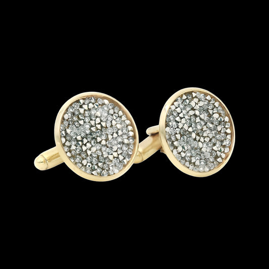 Comet Argent Light Crystal-Dust on a Black Background