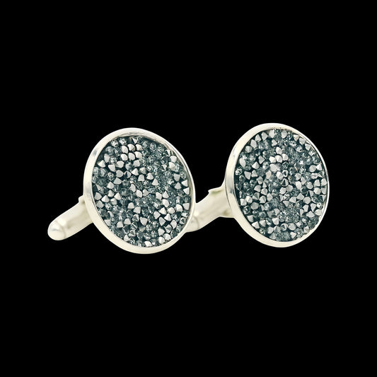 Comet Argent Light Crystal-Dust on a Black Background